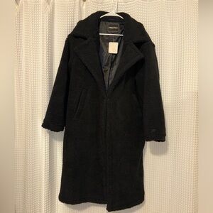 Fabletics teddy long coat sz M